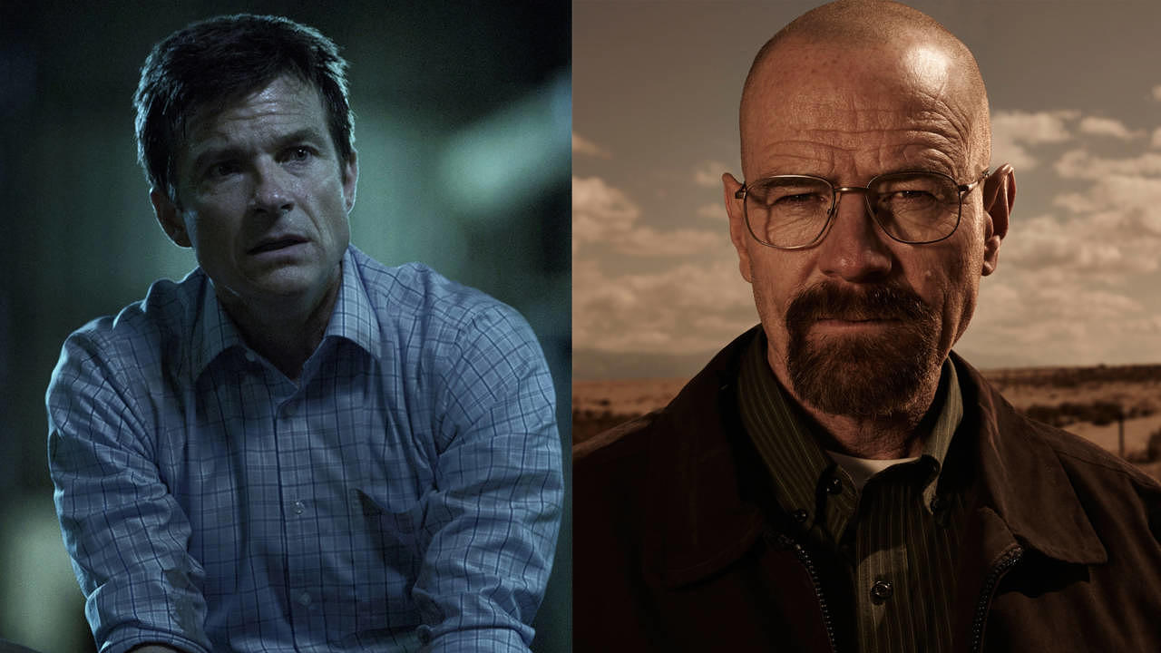 Ergeben sich ihrem selbstgewählten Schicksal: Marty Byrde in „Ozark“ und Walter White in „Breaking Bad“ (Fotos: Netflix/AMC)