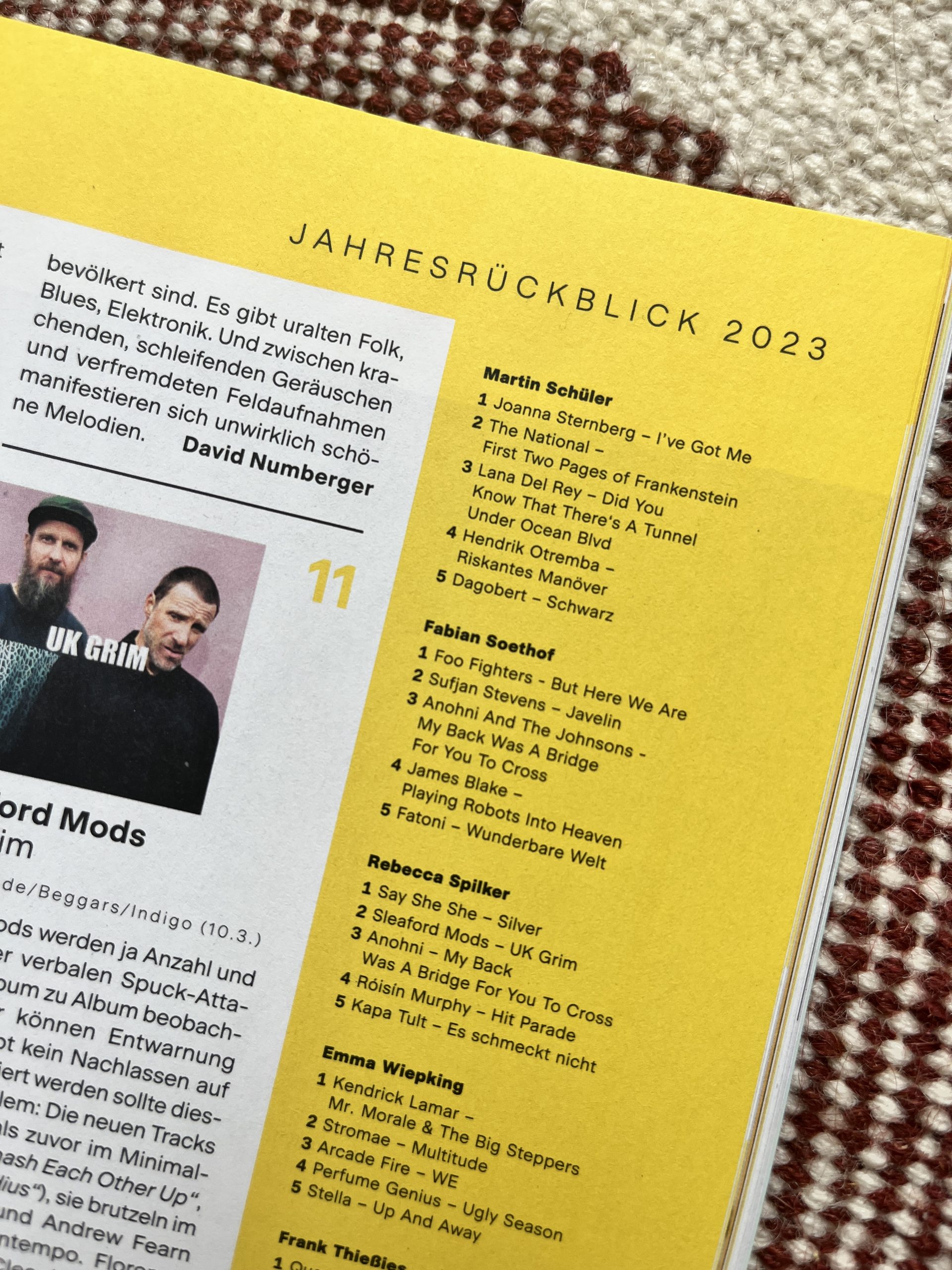 Listenwahn: Die Alben des Jahres 2023