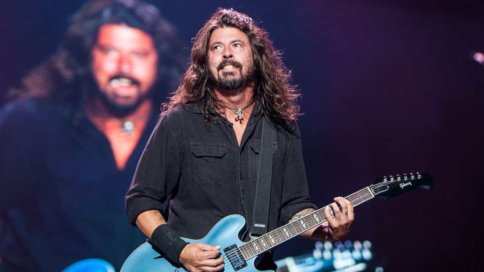 Dave Grohl, der alte Schweinerocker, beim Lollapalooza Berlin 2017 (Foto: Hella Wittenberg)