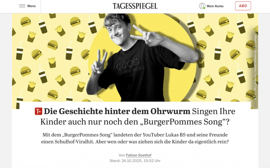 Die Geschichte hinter dem „BurgerPommes“-Ohrwurm
